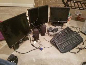 Flat screen computer monitors
