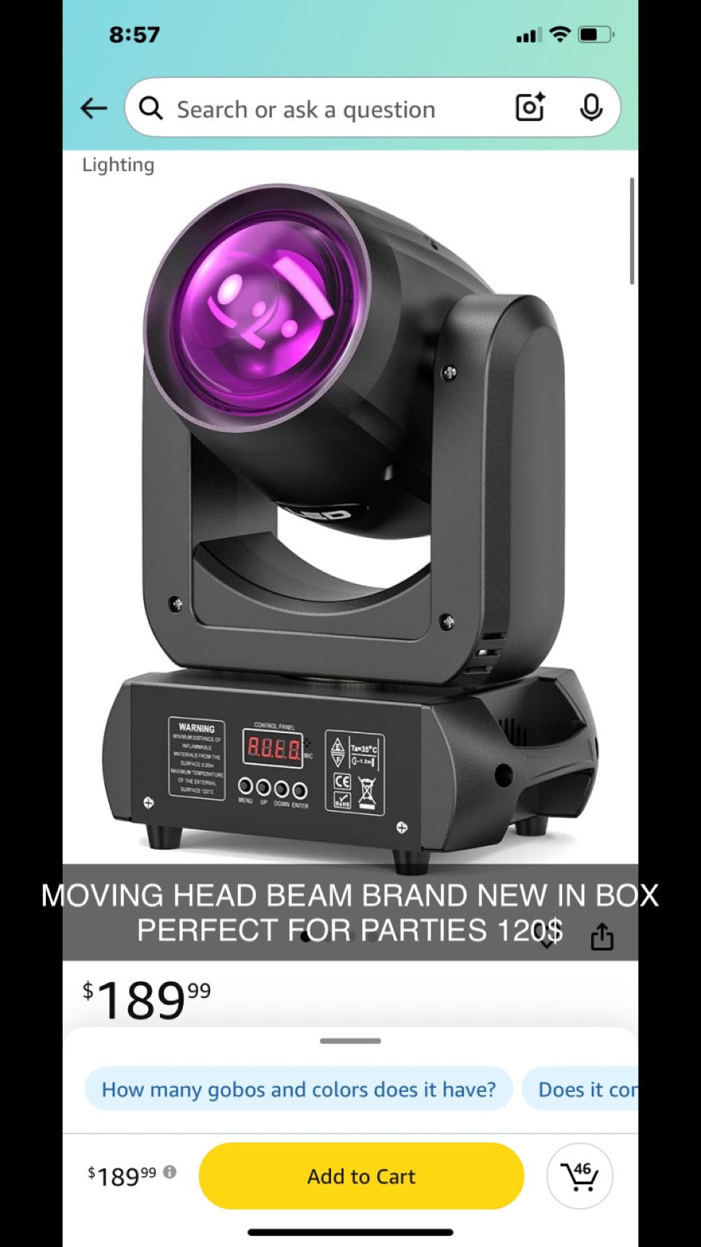 Moving Head Beam 