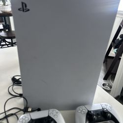 PlayStation 5 With Two Controllers 