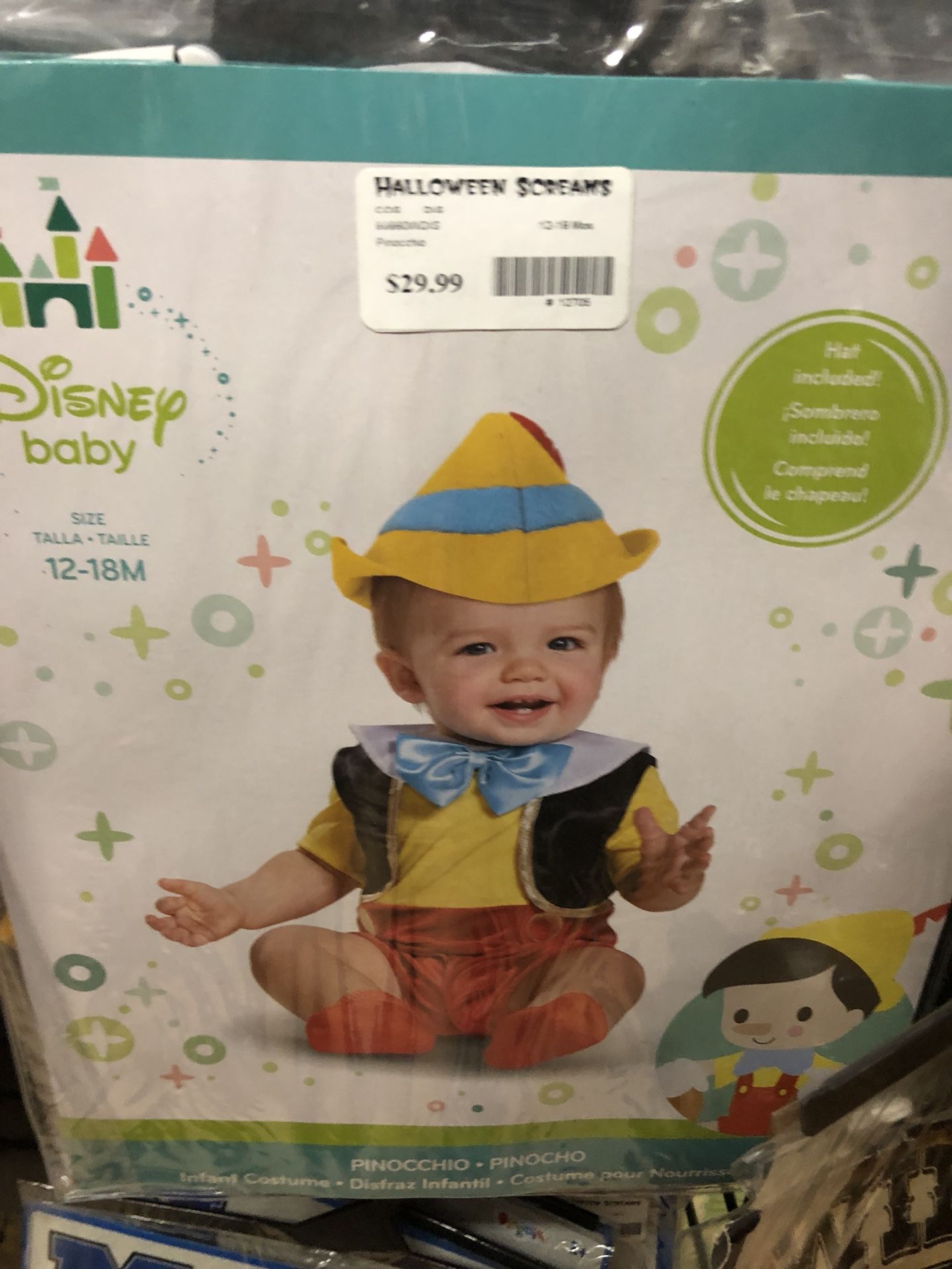 baby pinocchio costume