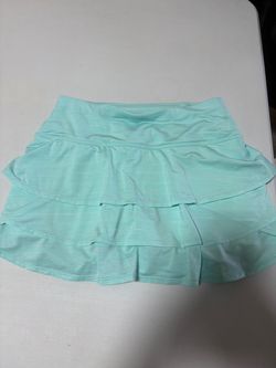 Mint Green Tiered Athletic Skort