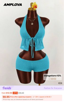 blue SHEIN set
