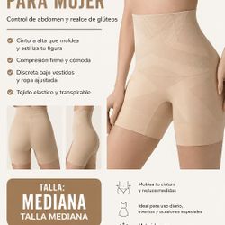 Women’s Shapewear High Waist Shorts (Size M) – New