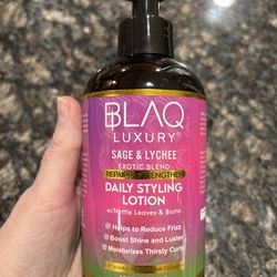 NEW BLAQ LUXURY DAILY STYLING LOTION FULL SIZE $5!