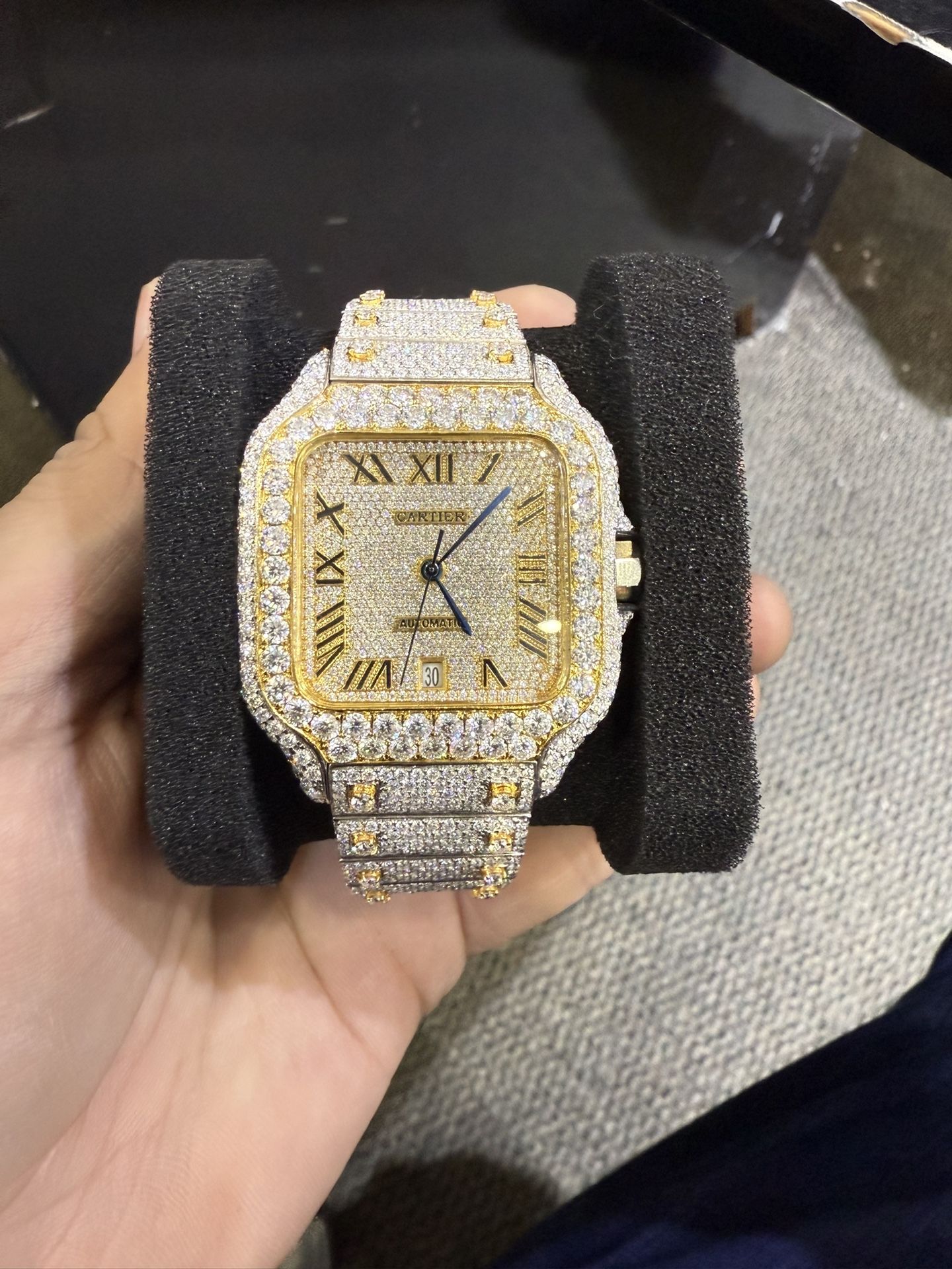 Moissinate diamond Watch For Sale