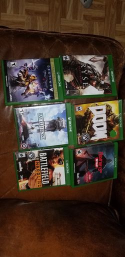 Xbox one games all for 65