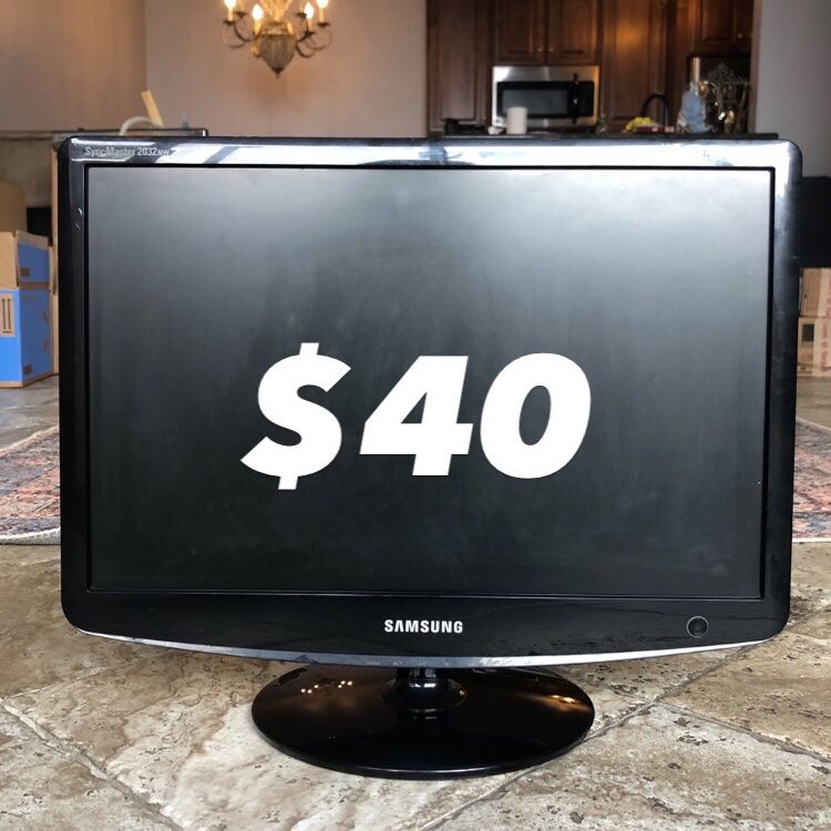 Samsung SyncMaster 2030NW 20” LCD Computer Monitor 1680x1050