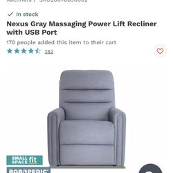 Massage/Heating Powerlift Recliner