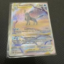Glaceon VStar GG40/GG70 Pokemon Card Crown Zenith Holo Full Art