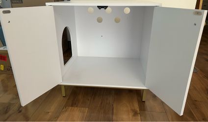 Cat Liter Box Enclosed Furniture