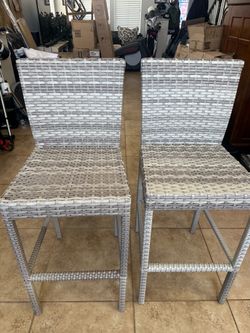 Brand new outdoor bar stools