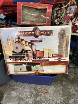 Old Xmas Tree Train Set