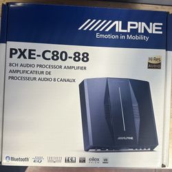 Brand New Alpine PXE-C80 8-Channel Audio Processor & Amplifier
