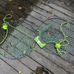 Two Crabbing nets