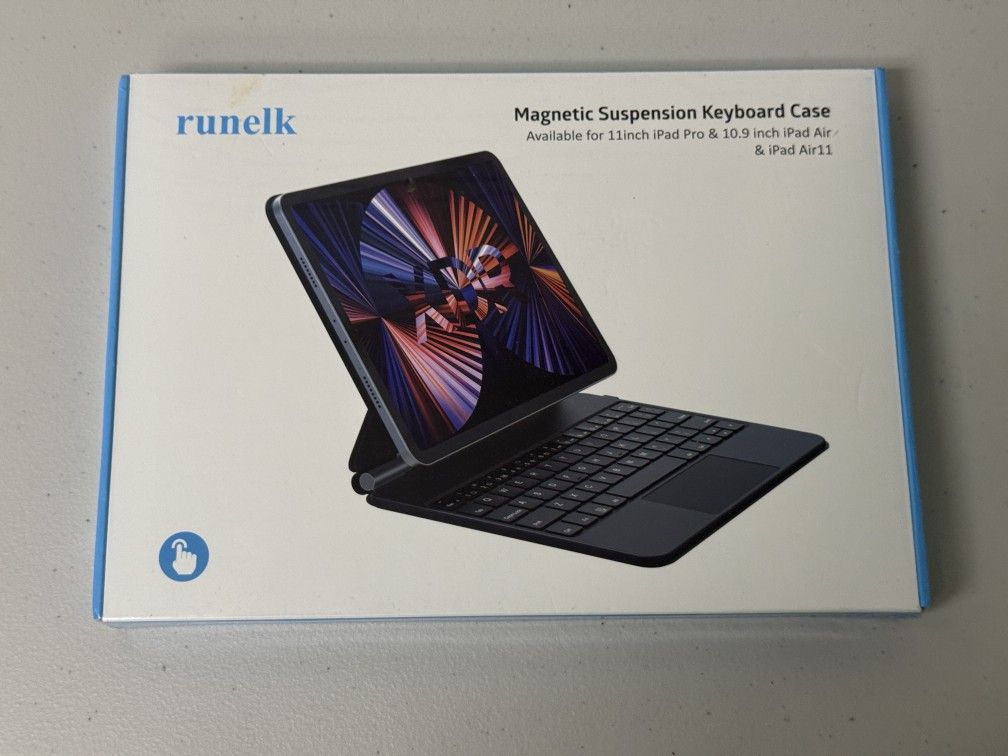 Runelk Magnetic Suspension Keyboard Case ~ Brand New!
