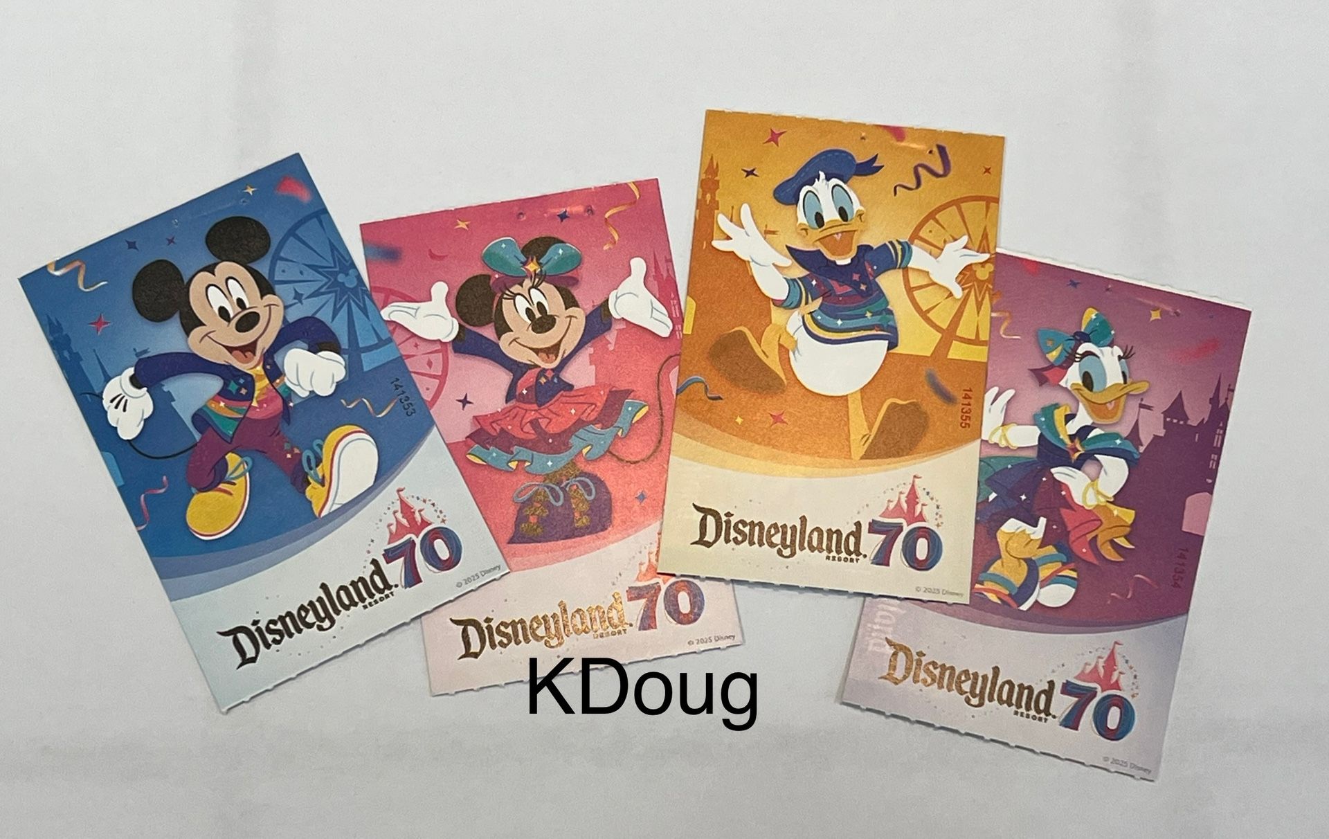 4 DISNEYLAND / California Adventure 1-Day 1-Park Tickets Tier 6 Valid Until 2026