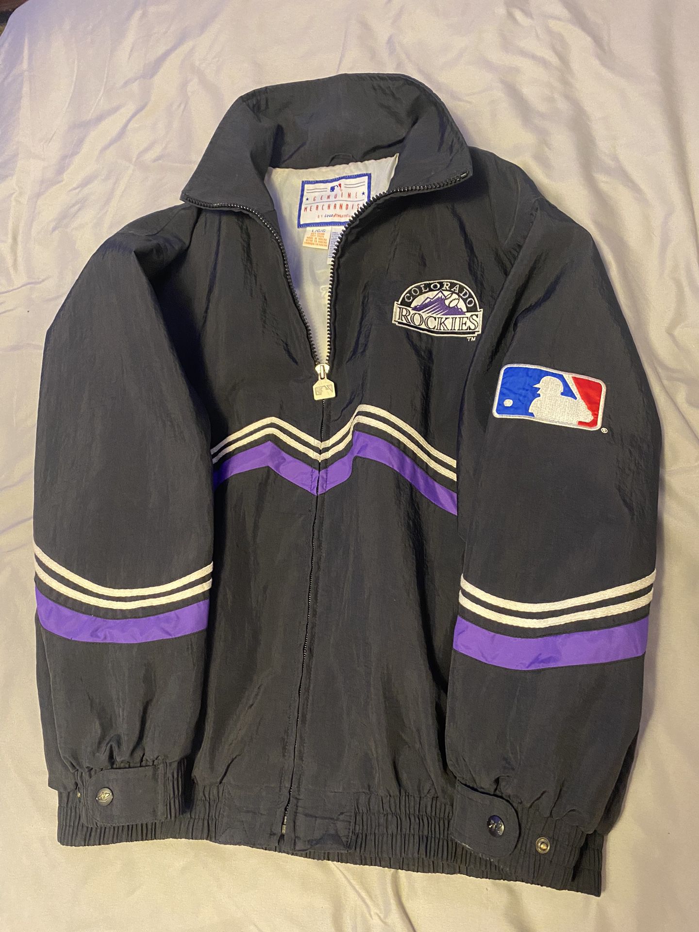 Vintage Colorado Rockies windbreaker jacket