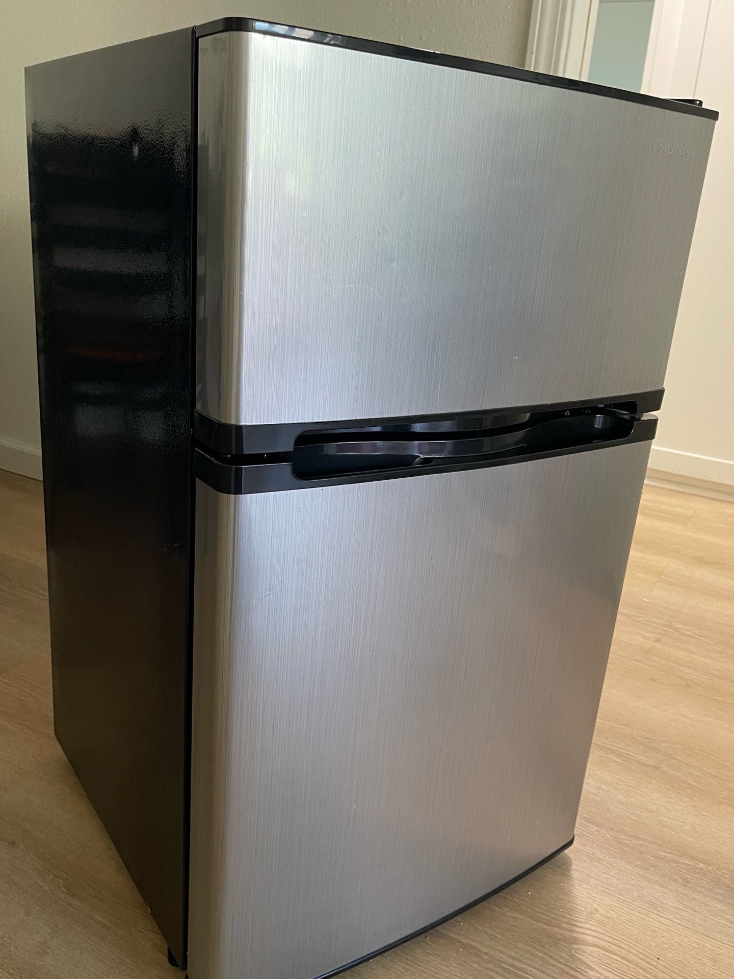 Insignia Mini fridge with top freezer