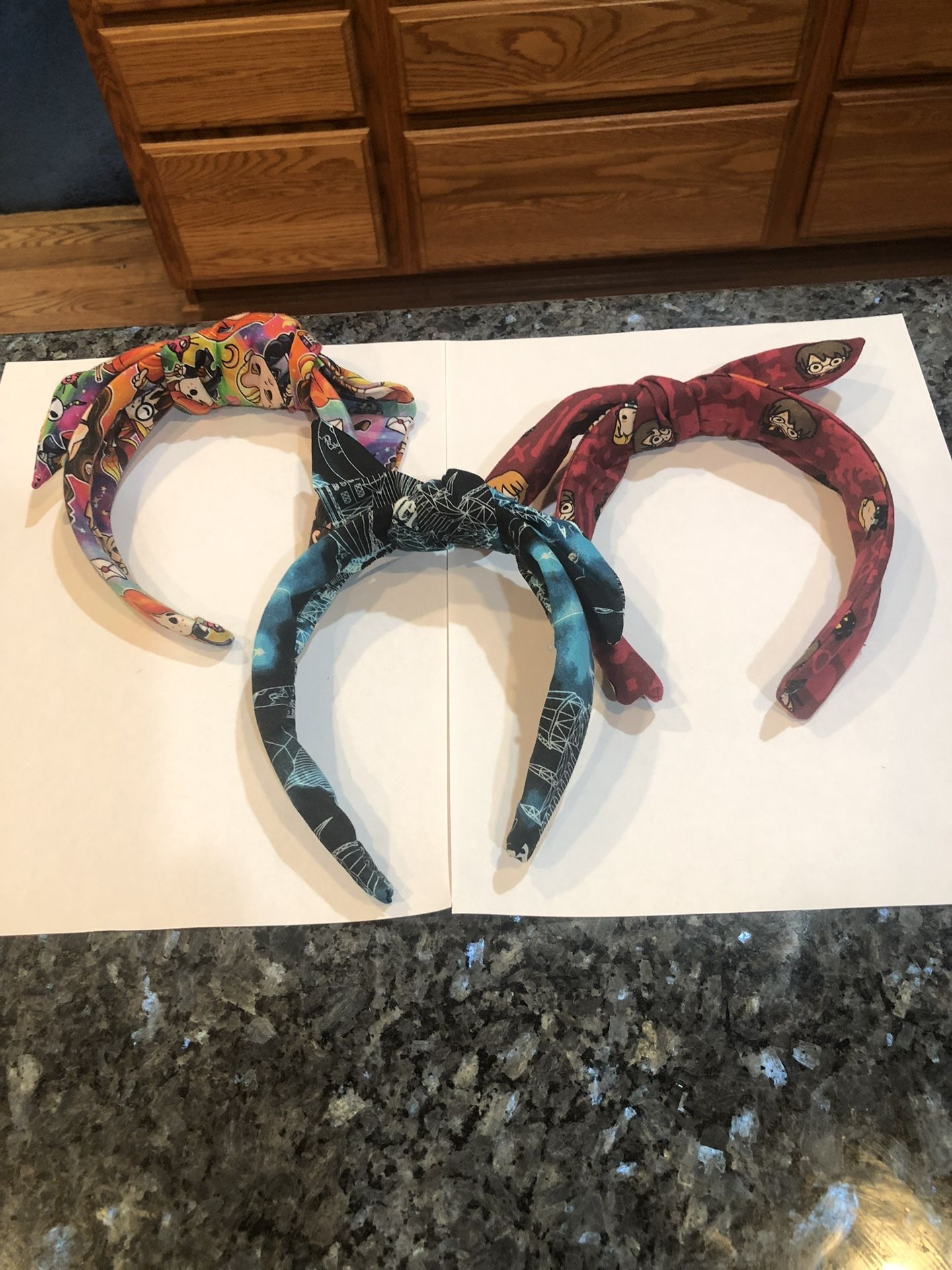 Harry Potter Lot Of 3 Headbands Girls / Women’s Hair Accessory . Preowned Only Wore Once