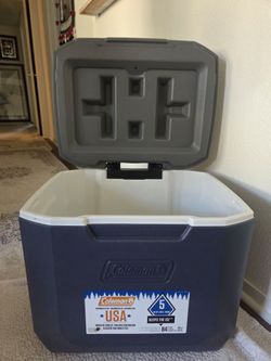 Coleman 50 Qt Wheeled Cooler (Needs New Drain Plug Cap)