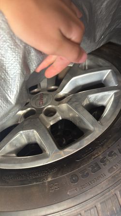 GMC rims and tires set