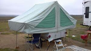 Price reduced, come get it. 1969 Applby vintage pop up tent trailer