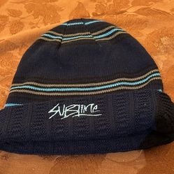 Blue knit Sublime beanie