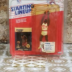 Starting Lineup Nba Super Star Collectible Michael Jordan Figure

