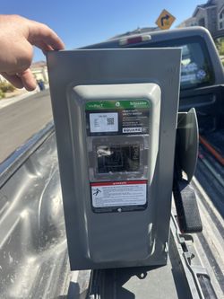 Schneider Electric Safety Switch (disconnect) 60 Amp