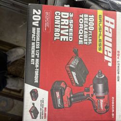 Bauer Brushless 20 V 1/2 High Torque Impact Wrench