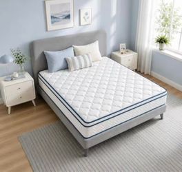 SweetDream Collection Full Mattress-Medium Firm, Memory Foam and Innerspring, 12 in. Mattress in a Box
