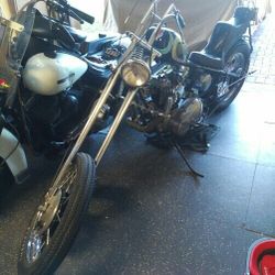 CHOPPER!!! Real Deal Triumph 750 BCS Frame