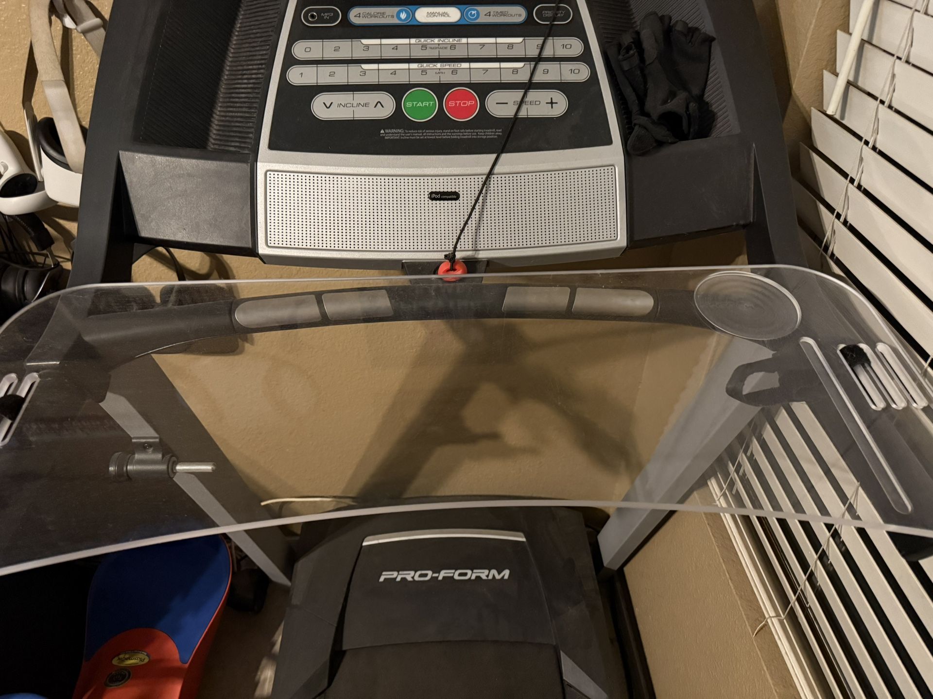 Treadmill Acrylic Tray