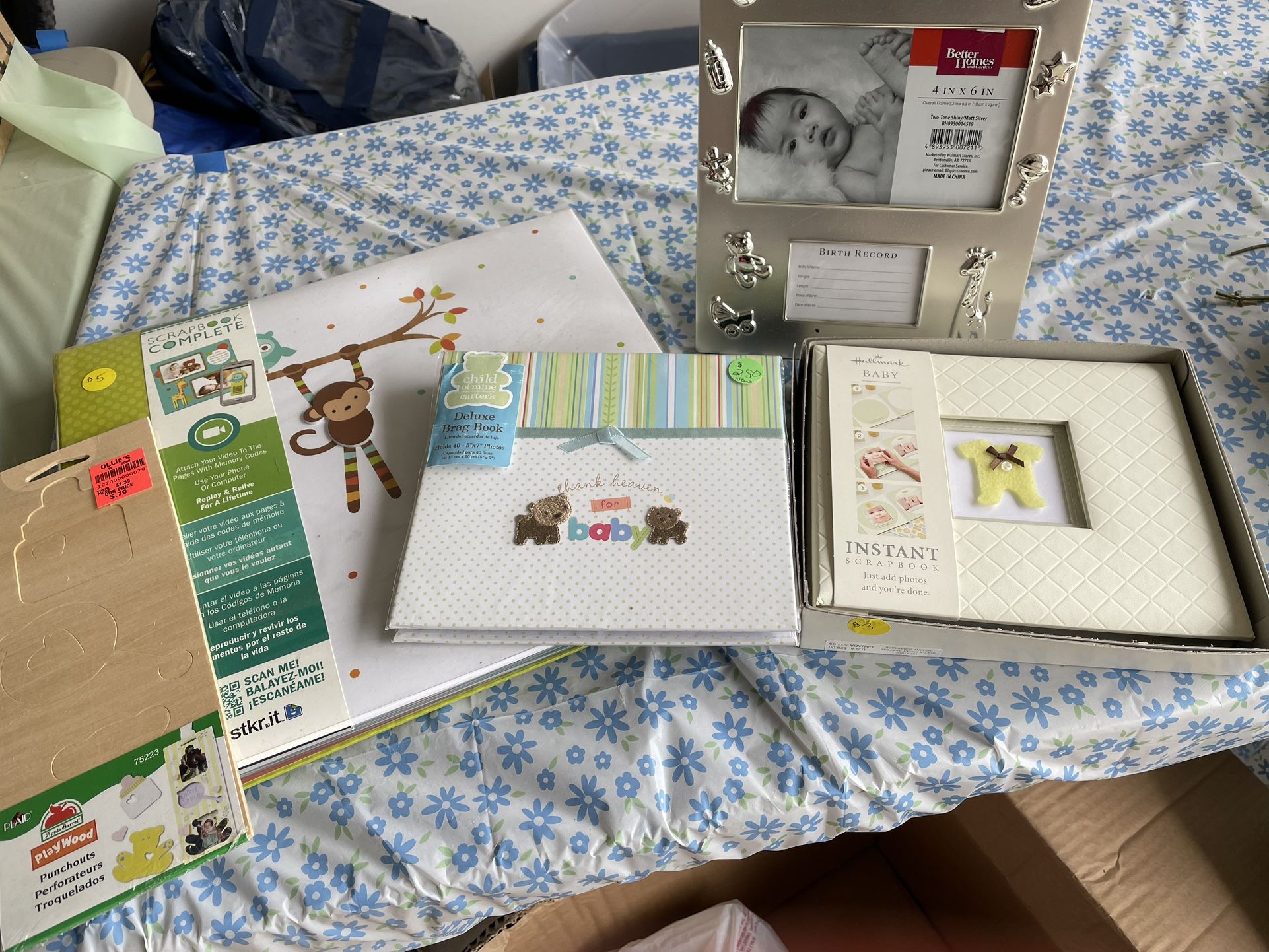 Baby Book/scrapbooking/photos/and Picture Frame