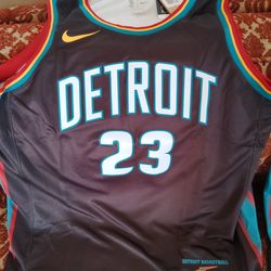 Jaden Ivey Detroit Pistons"City Edition" XL Jersey
