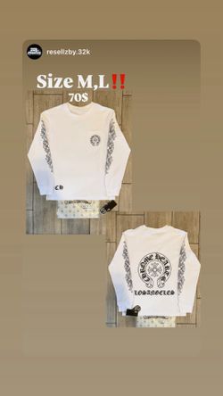 Chrome heart long sleeve T-shirt