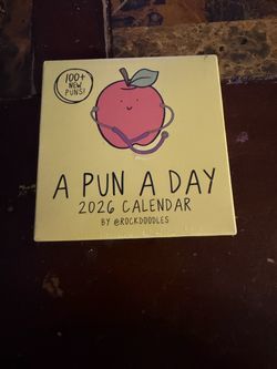 Sale A Pun A Day 2026 Box Calendar by Rockdoodles