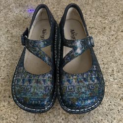 Brad New Algeria Nurse  shoes with a vibrant multicolor pattern. Ideal for special occasions.$85