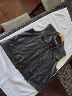 Streets Of Steel Leather Vest