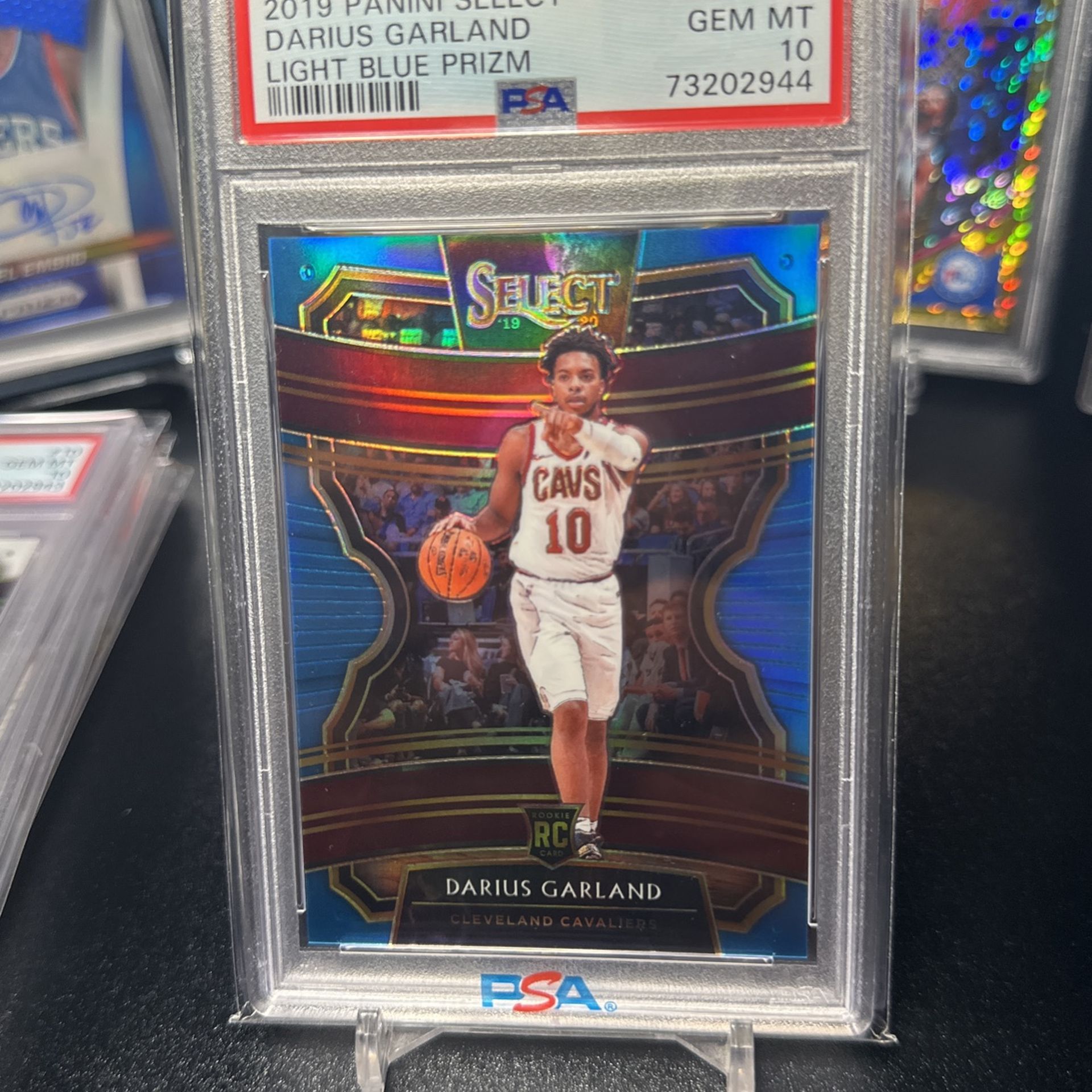 2019 Select Darius Garland Light Blue Prizm /299 PSA 10