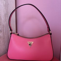 Guess Hot Pink Shoulder Bag