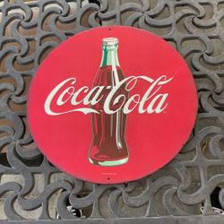 Coca Cola Metal Tin Garage Man Cave Decor 