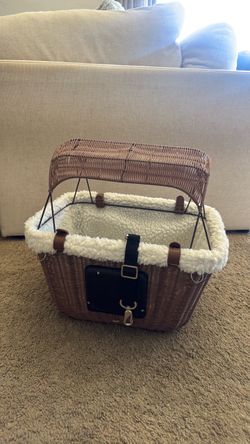 Small dog bike basket