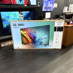 65 inch Lg QNED85 SMART 4k TVS OPEN BOX TV 
