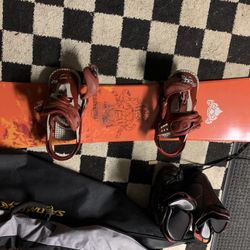 Snowboard Set! Board, Bag , Boots , Bindings & Helmet!