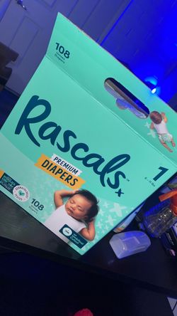 Rascals Premium Diapers Size 1 – 108 Count