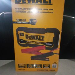 DeWalt lithium jump starter