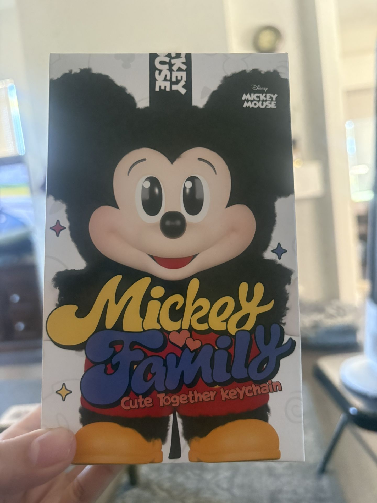 POPMART Mickey Family Cute Together KeyChain Series Blind Box Figure toy NEW