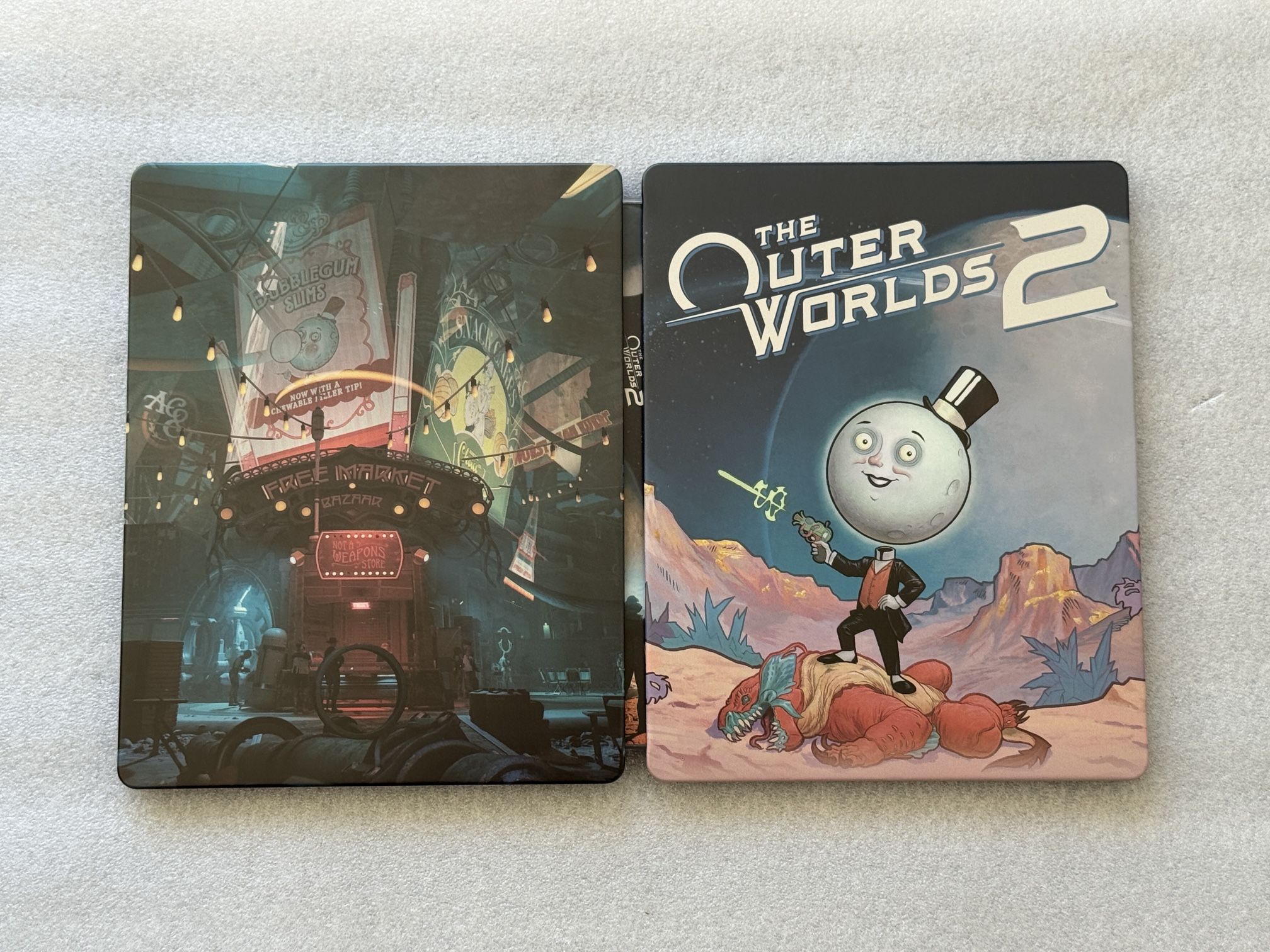 The Outer Worlds 2 Custom made Steelbook/SteelUp Case PS4/PS5/Xbox (No Game) New