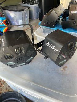DJ Lights Only (2 ADJ Quad Phase HP, 2 Chauvet Color Bank Bars)
